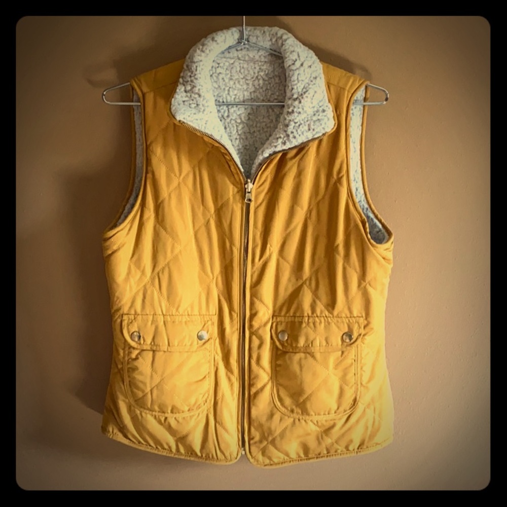 Reversible Sherpa vest